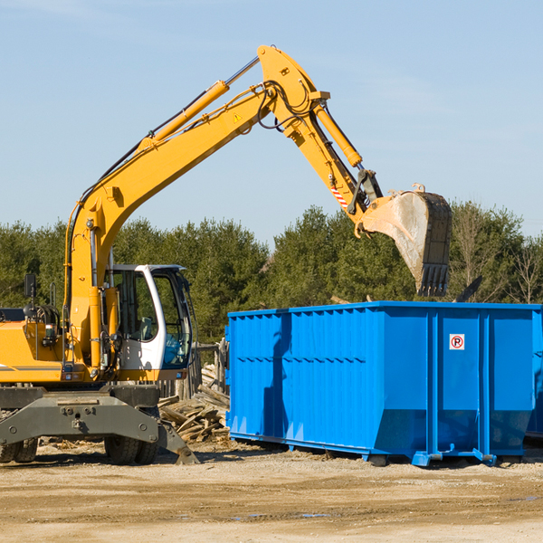 what are the rental fees for a residential dumpster in Rockford